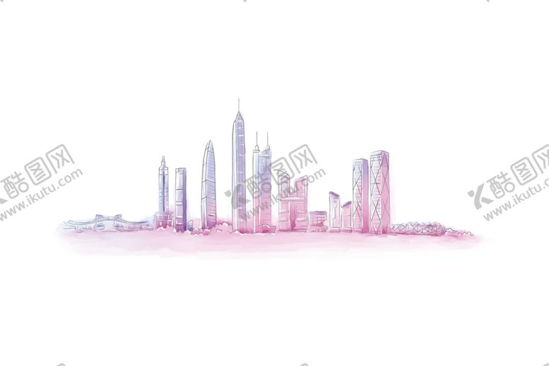 编号：93276606301326562689【酷图网】源文件下载-城市建筑剪影