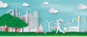 城市生活背景