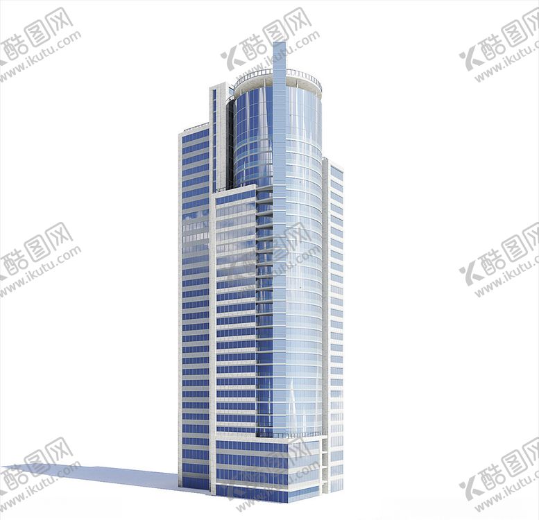 编号：99834304071431311958【酷图网】源文件下载-日景楼体模型3D大楼建筑