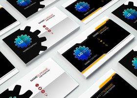 矢量名片模板公司艺术IT