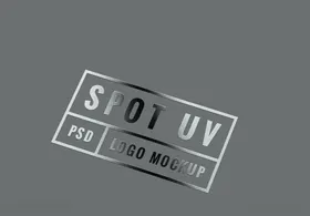 LOGO展示效果图标志样机淡彩智能贴