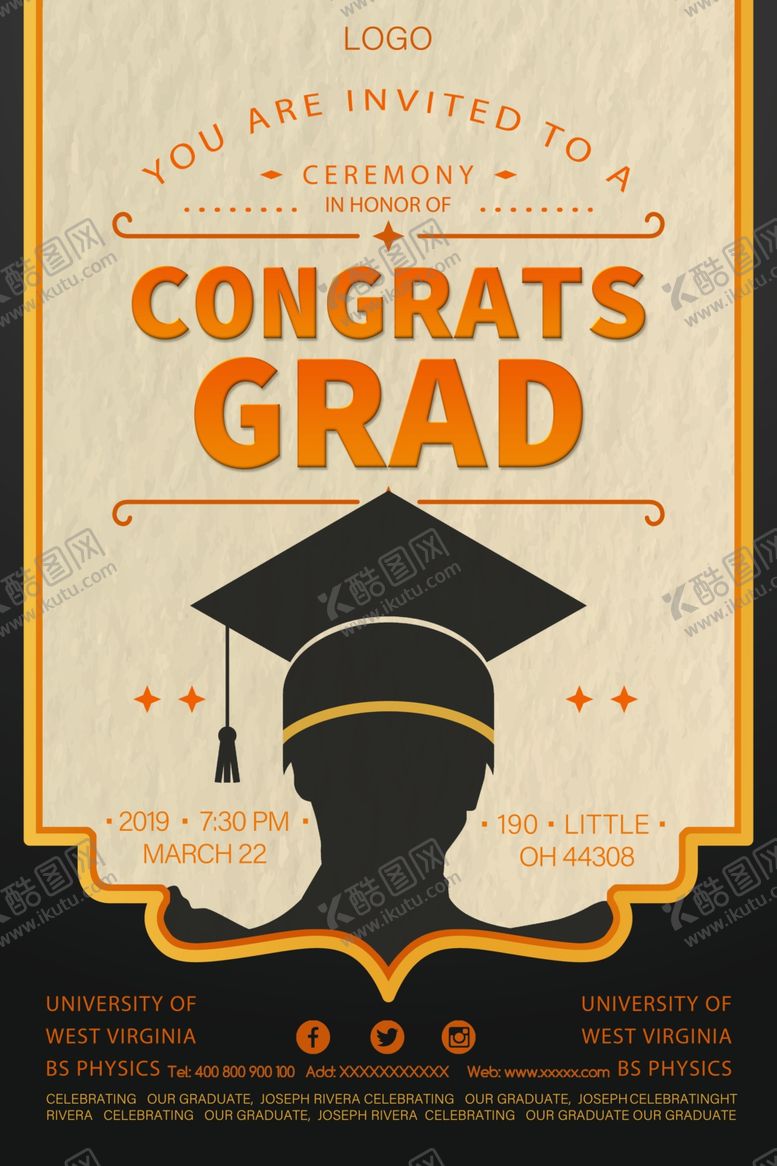 编号：55793310301040081443【酷图网】源文件下载-毕业海报