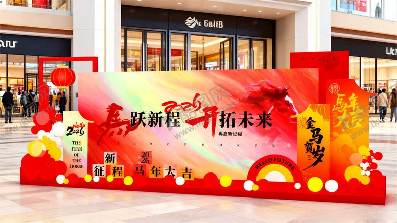 编号：90002704041146342364【酷图网】源文件下载-马年美陈