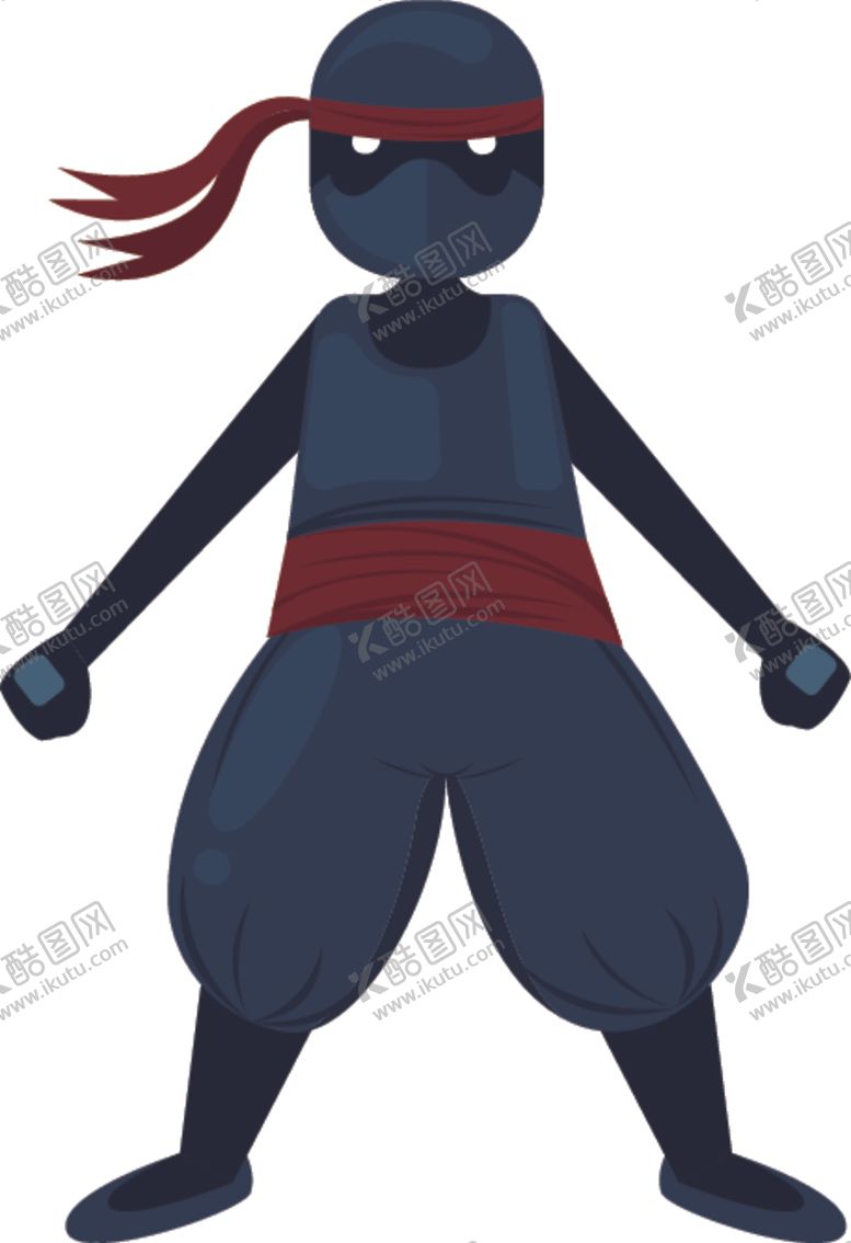 编号：54063309272154562080【酷图网】源文件下载-卡通忍者