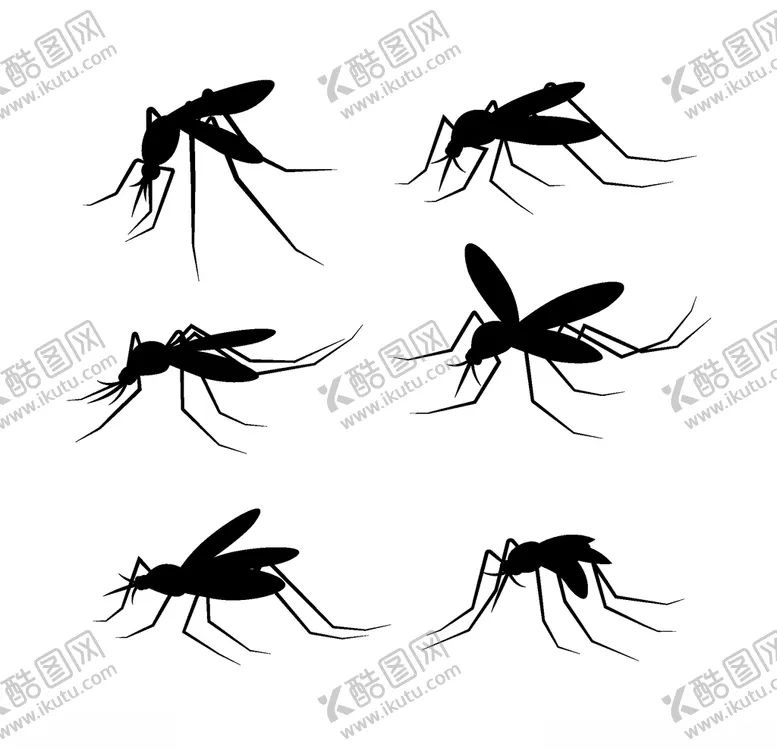 编号：13129206270353416036【酷图网】源文件下载-蚊子剪影