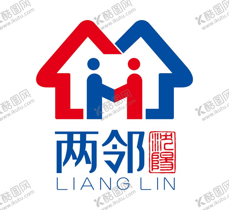 编号：35192709171303126517【酷图网】源文件下载-两邻 logo  