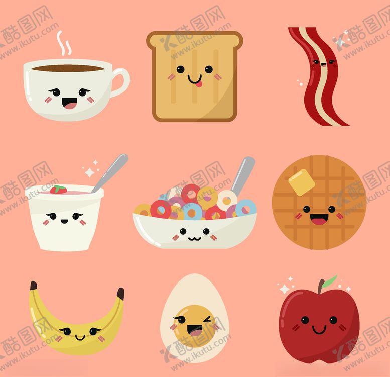 编号：82523510142108215726【酷图网】源文件下载-可爱食物