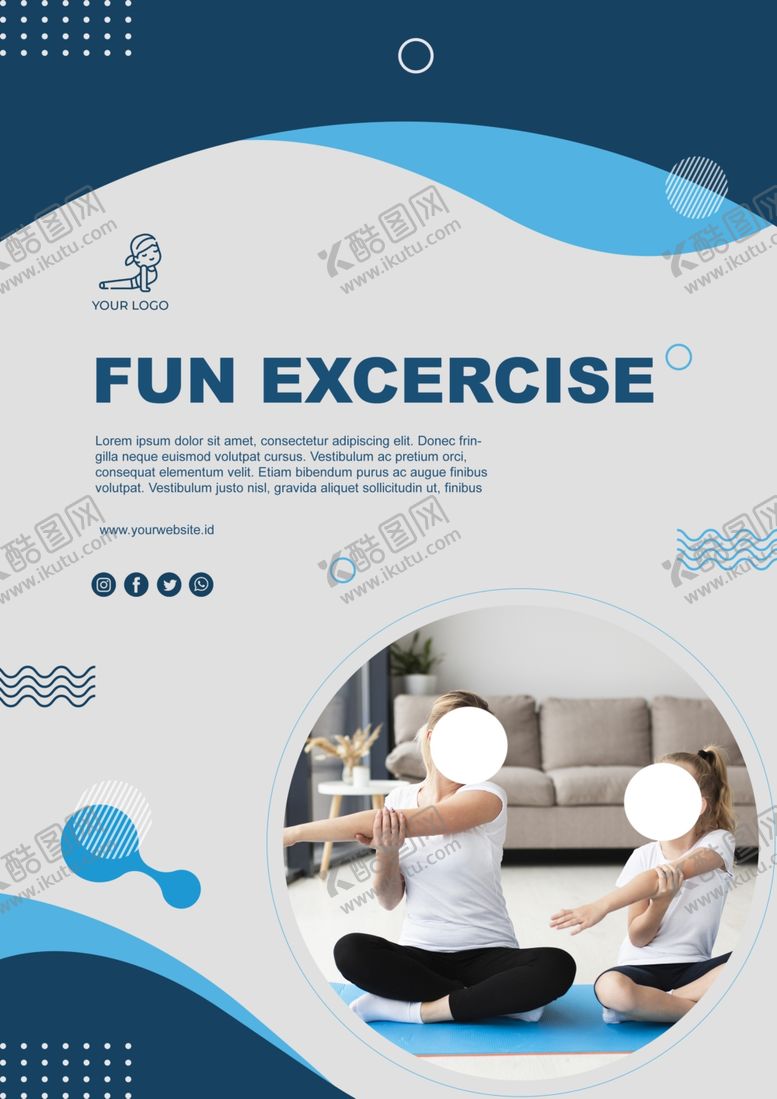 编号：18179806301243171203【酷图网】源文件下载-幼儿园海报