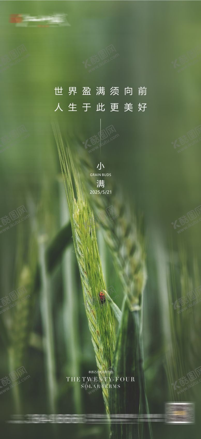 编号：52685205172311383412【酷图网】源文件下载-小满海报
