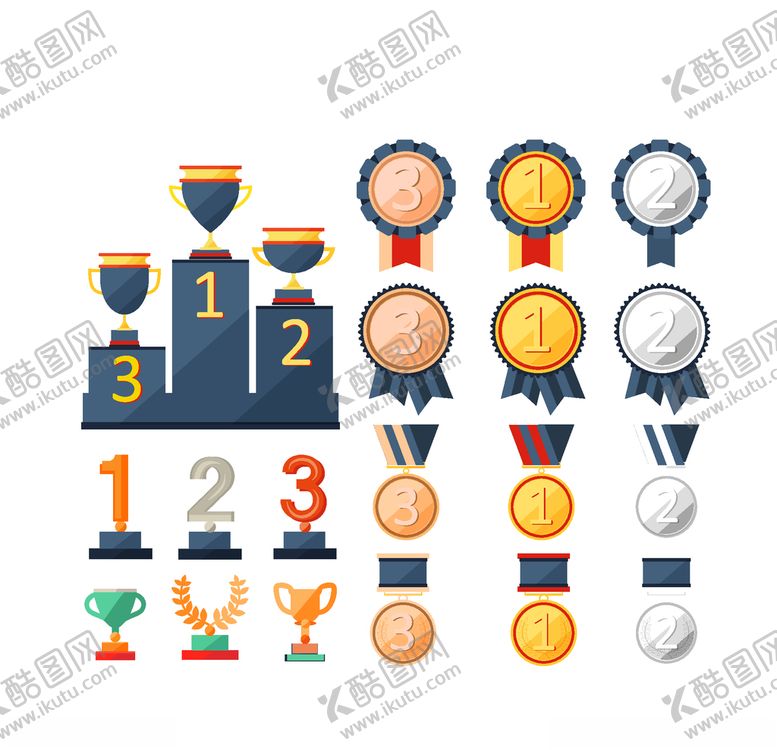 编号：49345609251025322060【酷图网】源文件下载-会员等级勋章套图