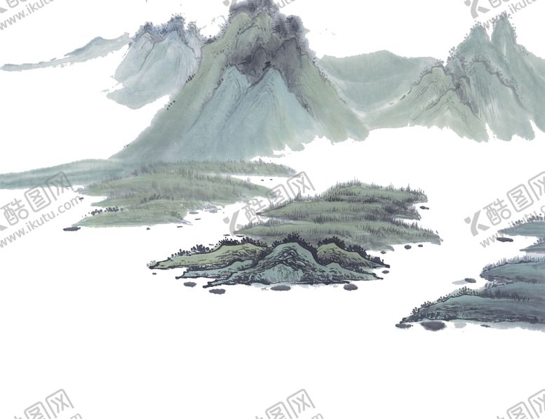 编号：49652804182357569120【酷图网】源文件下载-水墨山水素材