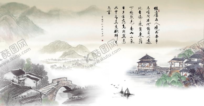 编号：42560609251254021857【酷图网】源文件下载-新中式背景墙