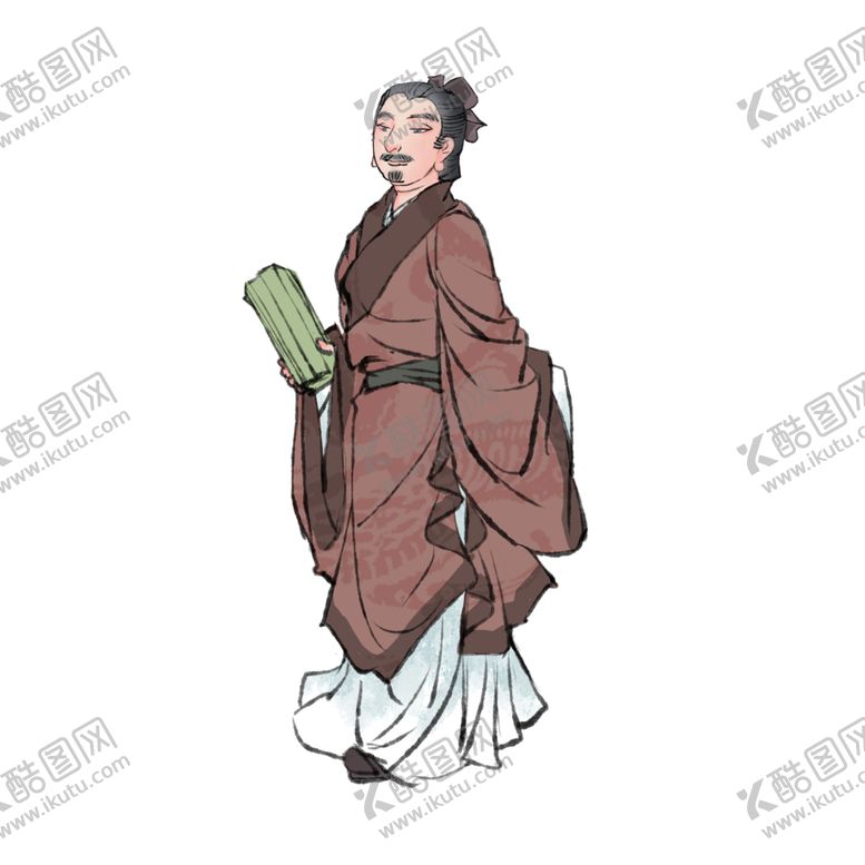 编号：71423110130608473699【酷图网】源文件下载-国学人物插画