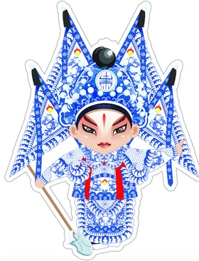 戏曲人物动漫动画剧古风