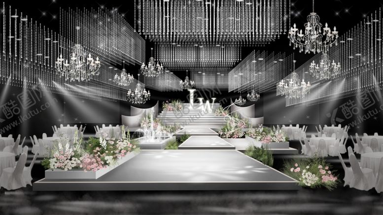 编号：38679910030049284500【酷图网】源文件下载-白色婚礼