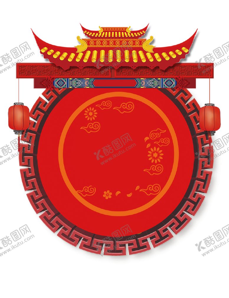 编号：46950305020807281572【酷图网】源文件下载-新年海报背景元素PNG素材