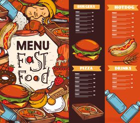 多彩美食菜单展示