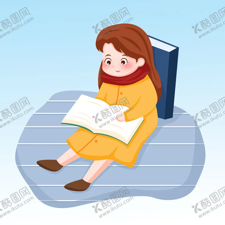 编号：54169009171048407501【酷图网】源文件下载-看书的女孩