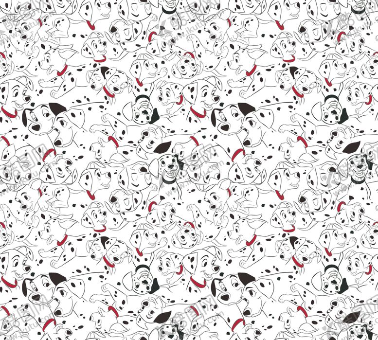 编号：48643310070752307697【酷图网】源文件下载-各种姿态手绘线条小狗无限循环无