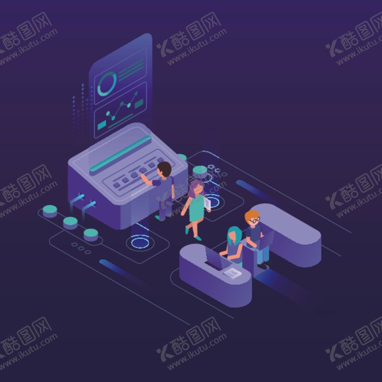 编号：90125809231215009854【酷图网】源文件下载-等距视角素材