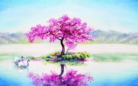 唯美山水画