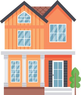 房子Ai矢量图建筑屋平面图