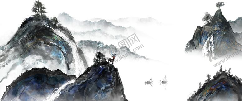 编号：76777010160816016637【酷图网】源文件下载-山水装饰画