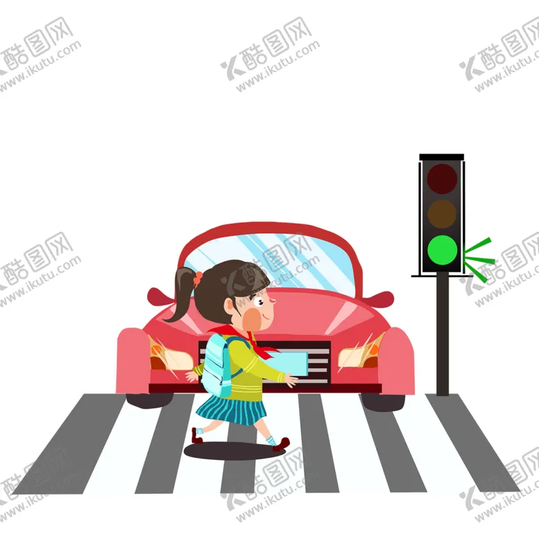 编号：63090002150621522926【酷图网】源文件下载-交通安全遵守规则插画社区免抠