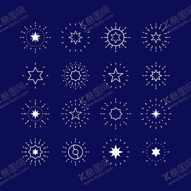 编号：48927011210320225642【酷图网】源文件下载-星星图标