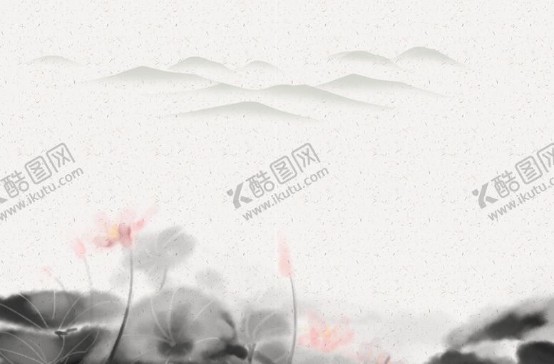 编号：56148106162246362959【酷图网】源文件下载-莲花荷花电视背景墙装饰画