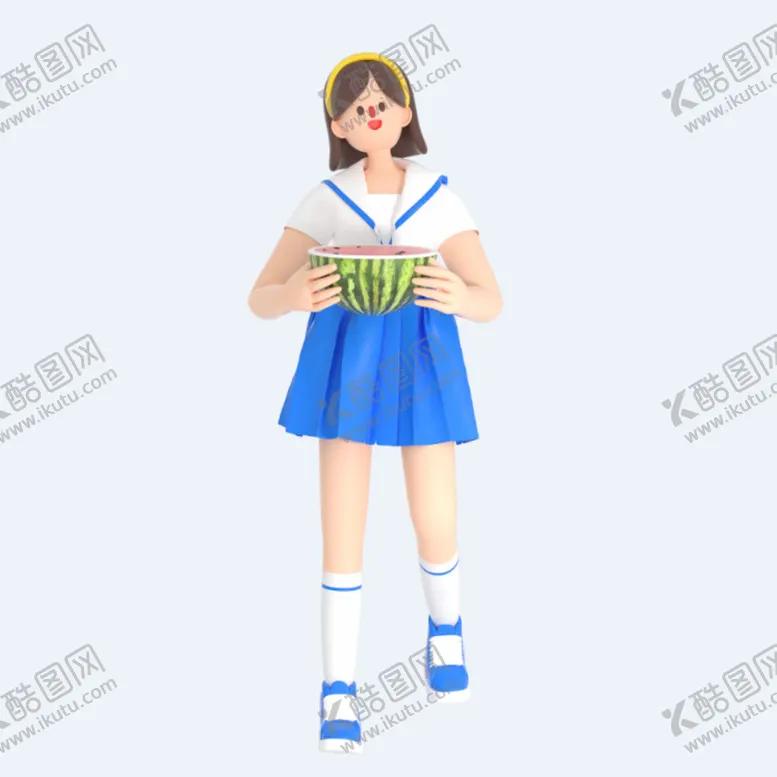 编号：58334801300215071487【酷图网】源文件下载-C4D模型 卡通人  