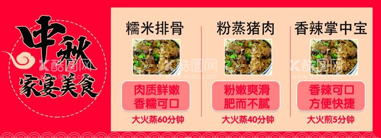 编号：95142512200037302974【酷图网】源文件下载-中秋家宴美食