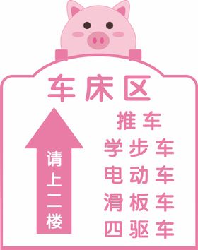 请上二楼指示牌