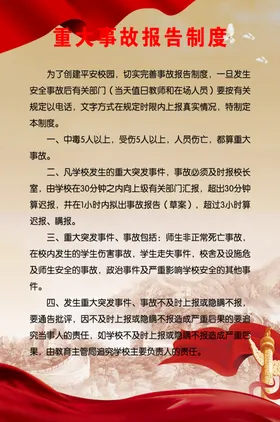 制度牌设计学校安全