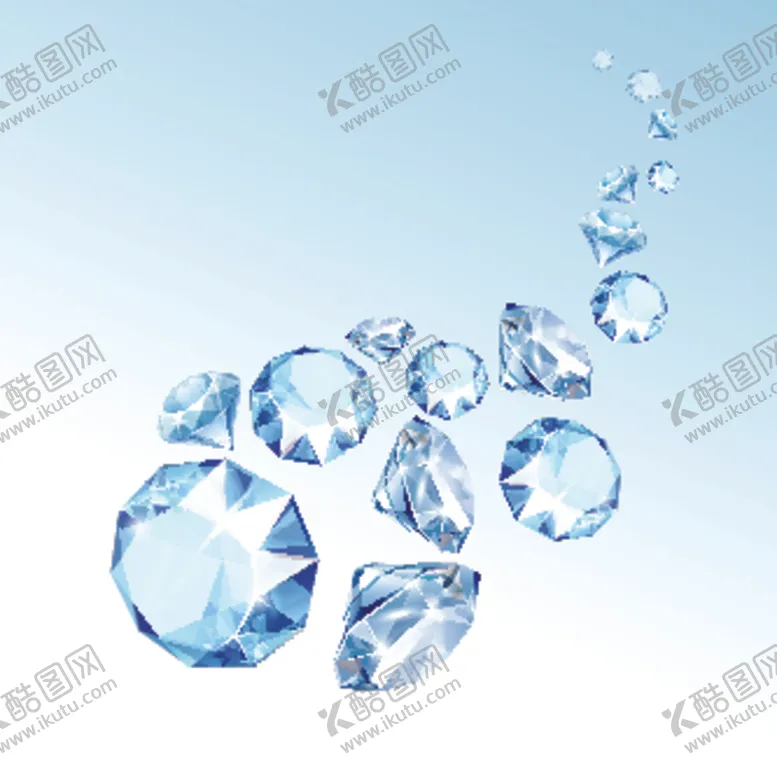 编号：30457212092256587805【酷图网】源文件下载-矢量蓝色钻石