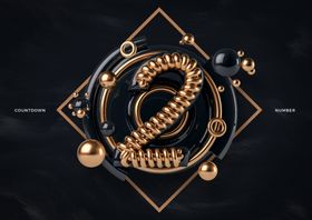 创意C4D数字艺术立体字体设计