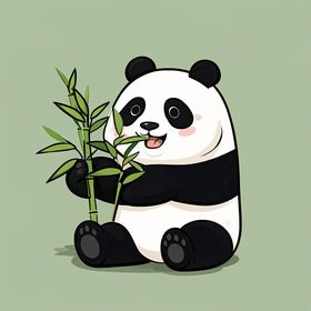 卡通熊猫