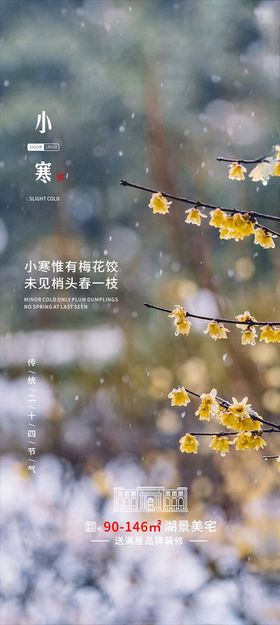 大寒小寒节气转发图