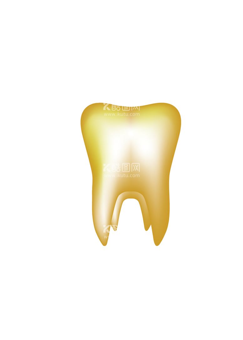 编号：48726910031744136981【酷图网】源文件下载-金色牙齿