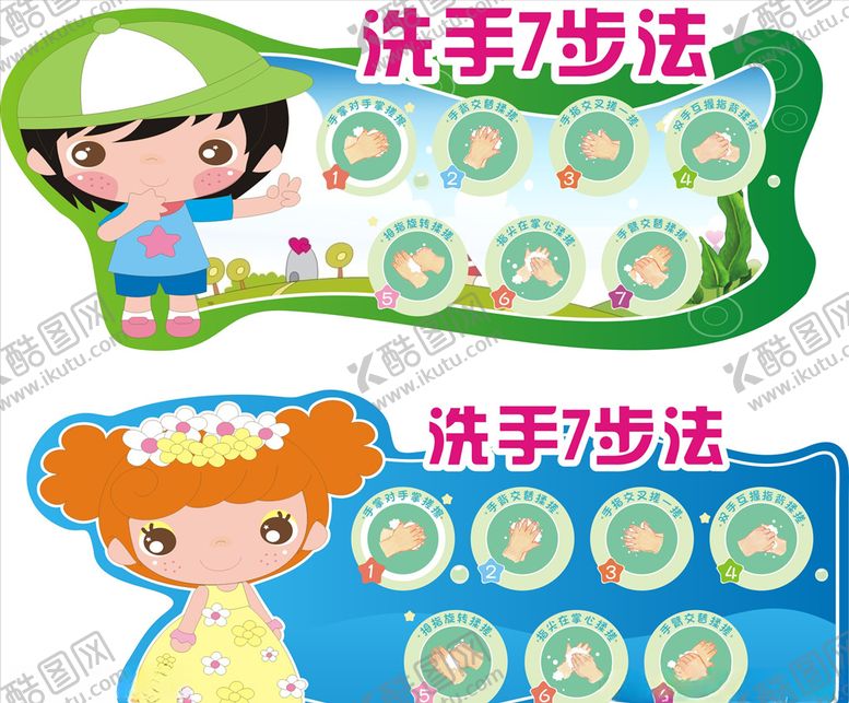 编号：37953407130445089942【酷图网】源文件下载-洗手七步法