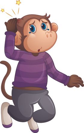 卡通猴子