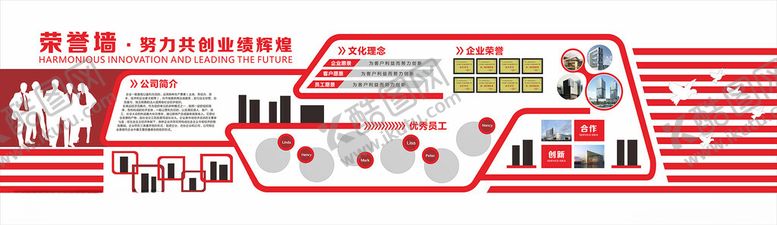 编号：27446102061112546316【酷图网】源文件下载-企业文化墙