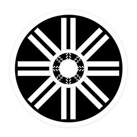 黑白米字图案塑料光盘CD