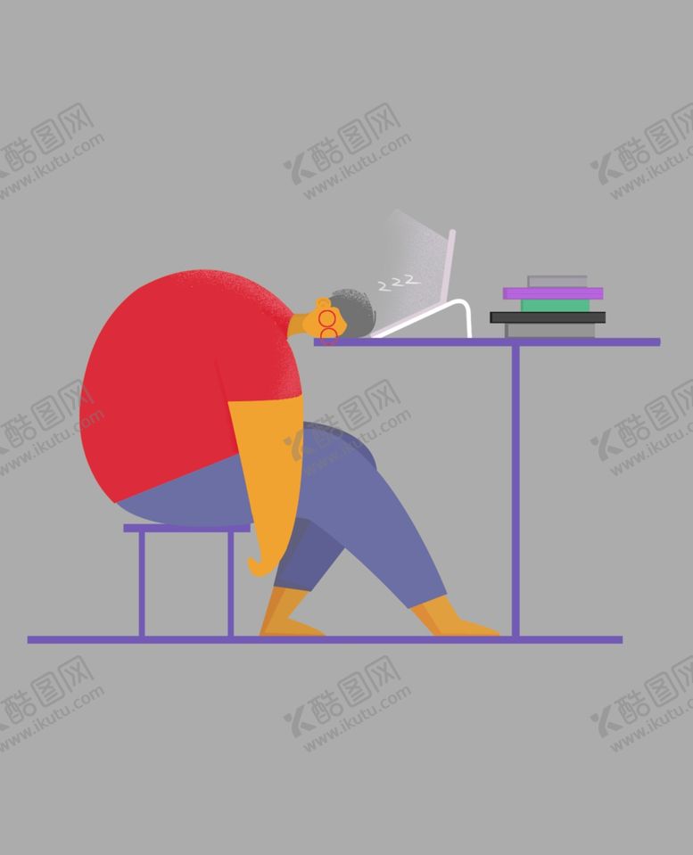 编号：46932810042334253838【酷图网】源文件下载-加班困