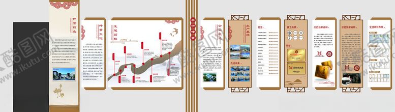 编号：44187309261151361531【酷图网】源文件下载-文化墙中医古典装饰
