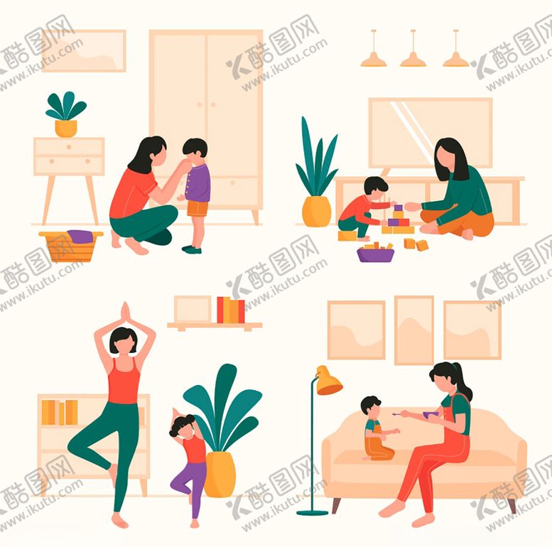 编号：98467509240827005357【酷图网】源文件下载-家庭日常温馨生活场景