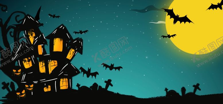 编号：19335709260618564930【酷图网】源文件下载-万圣节展板背景