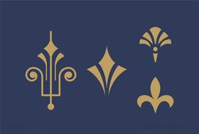 矢量欧式花纹