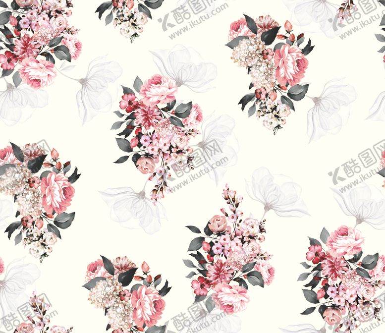 编号：65908504011448593964【酷图网】源文件下载-小碎花水彩花手绘花大花