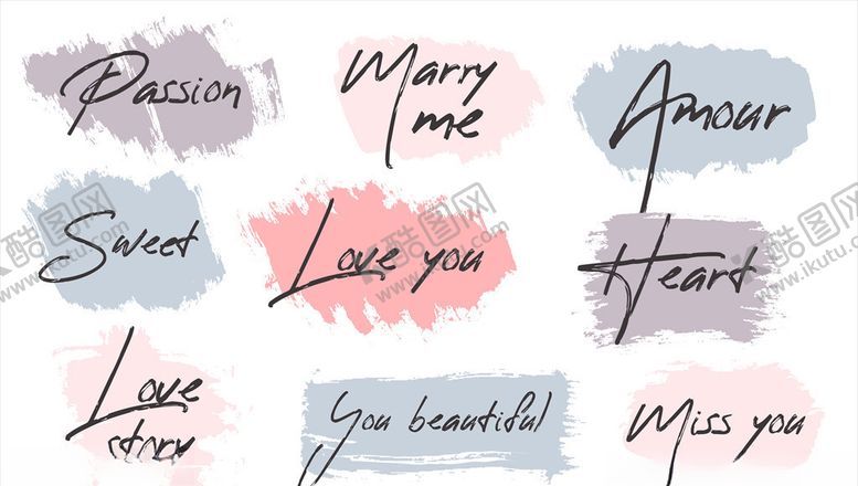 编号：35766809232012118351【酷图网】源文件下载-水墨笔触